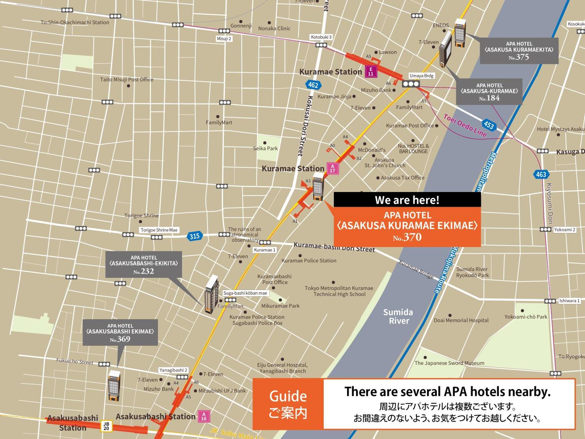 APA Hotel Asakusa Kuramae Ekimae Tokyo Luaran gambar
